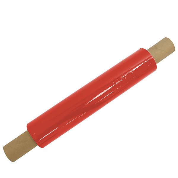 Red shrink wrap