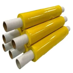 Yellow Shrink Wrap Extended Core 400mm x 250m | 18 Micron